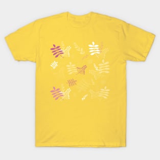 Leaf floral pattern T-Shirt
